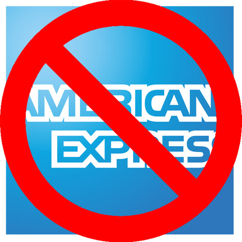 We don't accept American Express